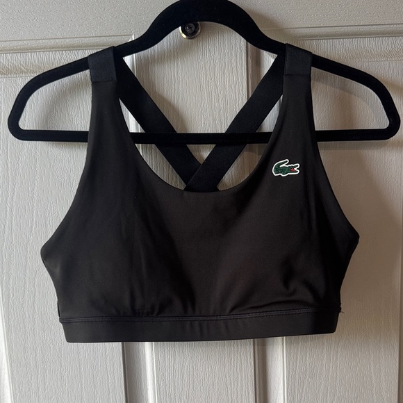 Lacoste Other - Lacoste Women's Black Sports Bra with Logo